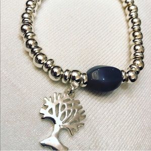 SOLD Silver plated bracelet